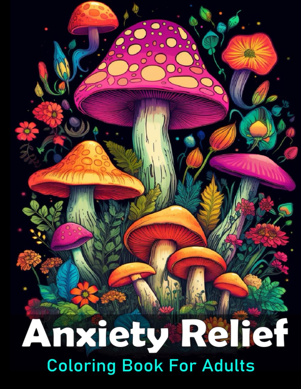 Anxiety Relief Coloring Book For Adults