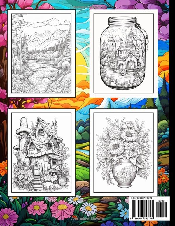 Anxiety Relief Coloring Book For Adults