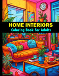 Home Interiors Coloring Book For Adults