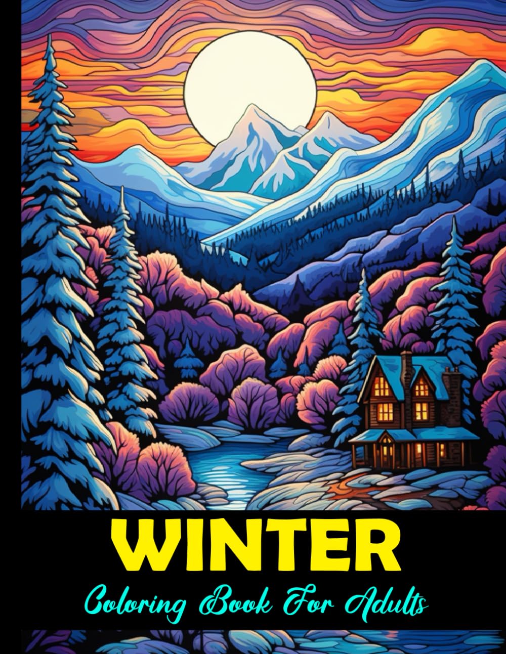 Winter Coloring Book For Adults