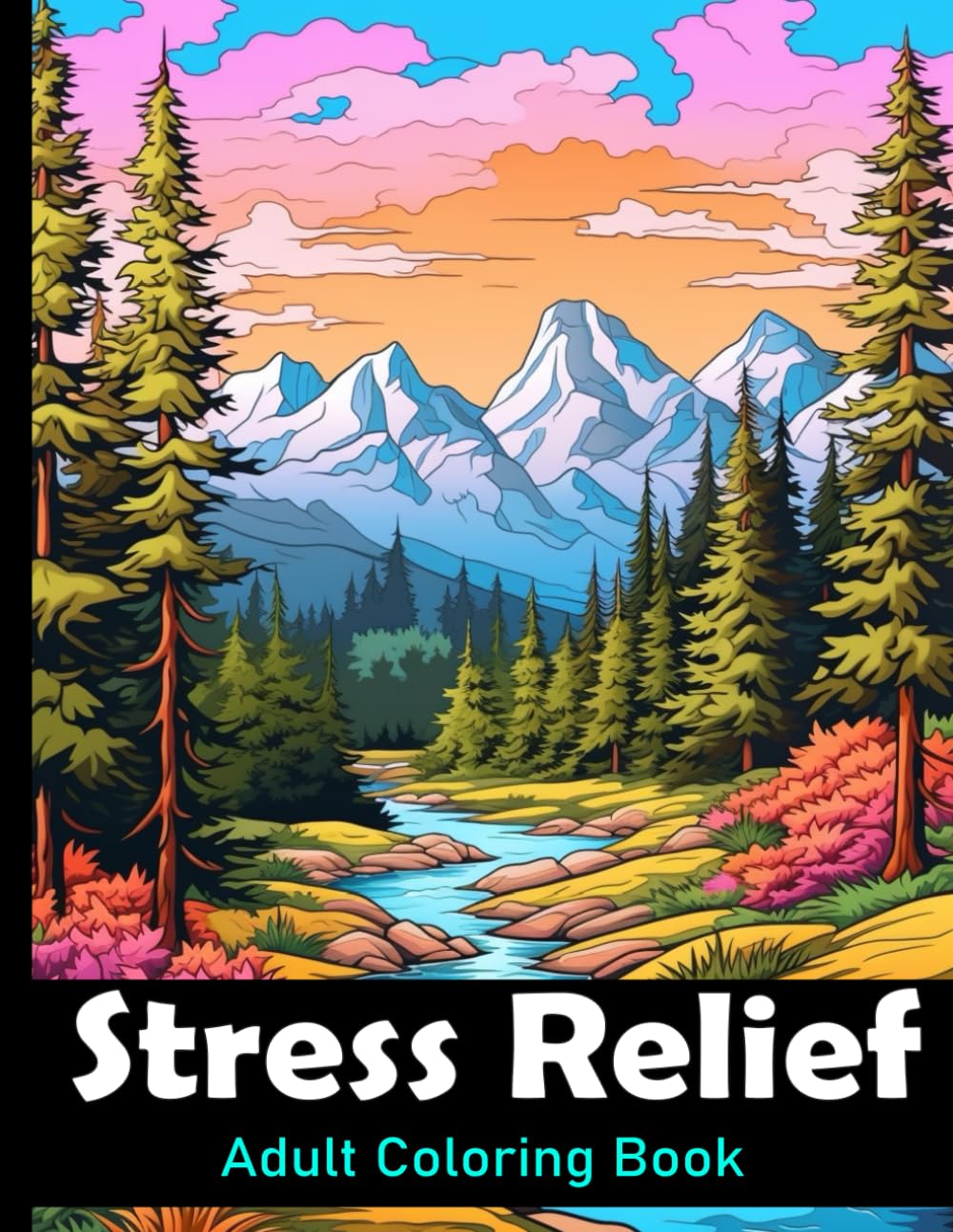 Adult coloring book: Stress relief